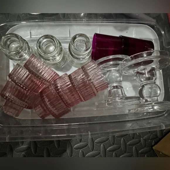 Wedding decor candle holders, glass, frames, 70+ pcs SALE $60 or offer